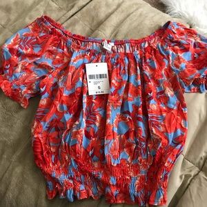 Forever 21  woven off shoulder top